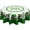 Shamrock Tree, variant on St. Patrick''s Day Gnomes Tablecloth Round 60 Inch Lucky Shamrock Washable Table Cloth for Holiday Parties Dining Table Kitchen Decor