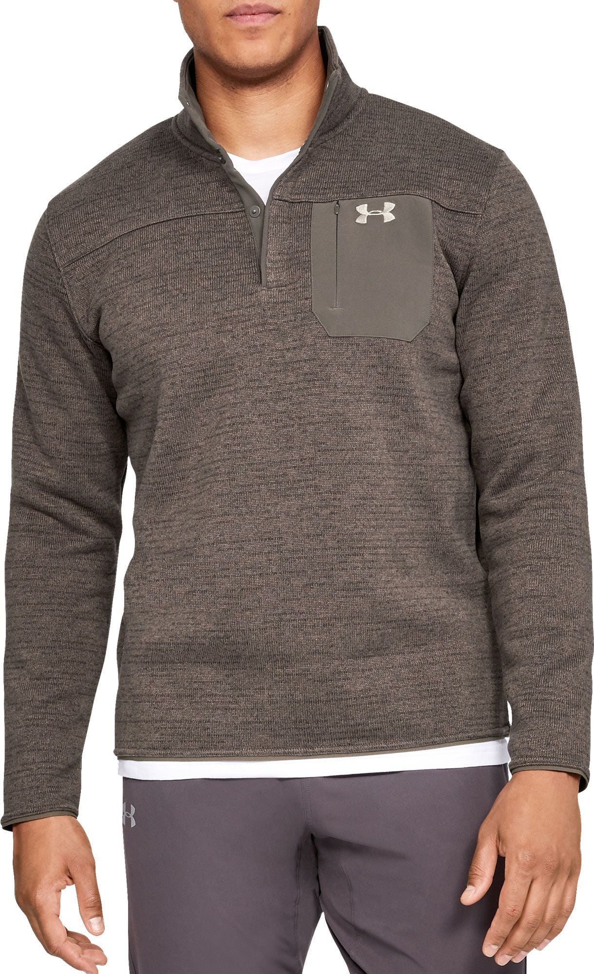 Sweaterfleece Henley Long Sleeve Shirt 