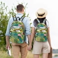 thumbnail image 6 of Lsque Garden Farm Pattern Canvas Daypack, Durable Backpack, High-quality Versatile Backpack,Vintage Compact Backpack-Medium, 6 of 6