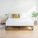 thumbnail image 2 of 9 Inch Modern Metal Platform Bed Frame,, No Box Spring Needed, Black,, 2 of 2