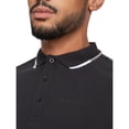 thumbnail image 4 of Crosshatch - Polo Allred para Hombre (Negro), 4 of 4