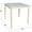 Medium Wood, variant on Solid Wood 36 inch Square Dining Table in White