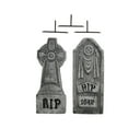 thumbnail image 3 of Ensemble de 4 pierres tombales en plastique, décoration d’Halloween, par Fun World, 3 of 6