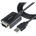 thumbnail image 1 of StarTech Câble USB vers Série 3 Pieds (1m) avec Rétention de Port COM, Convertisseur USB vers Série DB9 Mâle RS232, 1 of 5