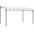 thumbnail image 2 of Spaco 10' x 13' Outdoor Pergola Shade, Garden Sun Shade Shelter with Metal Frame, Canopy for Outdoor as Garden, Patio, Cream White, 2 of 16