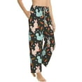 thumbnail image 2 of Balery Rabbit Is Eating Carrots print Women's Pajama Pants,Ultra Lightweight Pjs,Lounge Pant-X-Large, 2 of 9