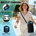 thumbnail image 6 of 1 Gallon Water Bottle with Spout Lid - 128oz Stainless Steel Insulated Water Bottle with Paracord Handle, Carrier Bag with Strap, Keep Cold-48H Hot-24H,Large Metal Water Jug for Travel Camping, 6 of 10