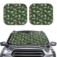 thumbnail image 2 of Goofa Cartoon Car Pattern 2 Piece Car Windshield Sun Shade Foldable | Front Windshield Shade for Sun, Heat and UV Rays | Sunshade for Car Front Window-Large, 2 of 7