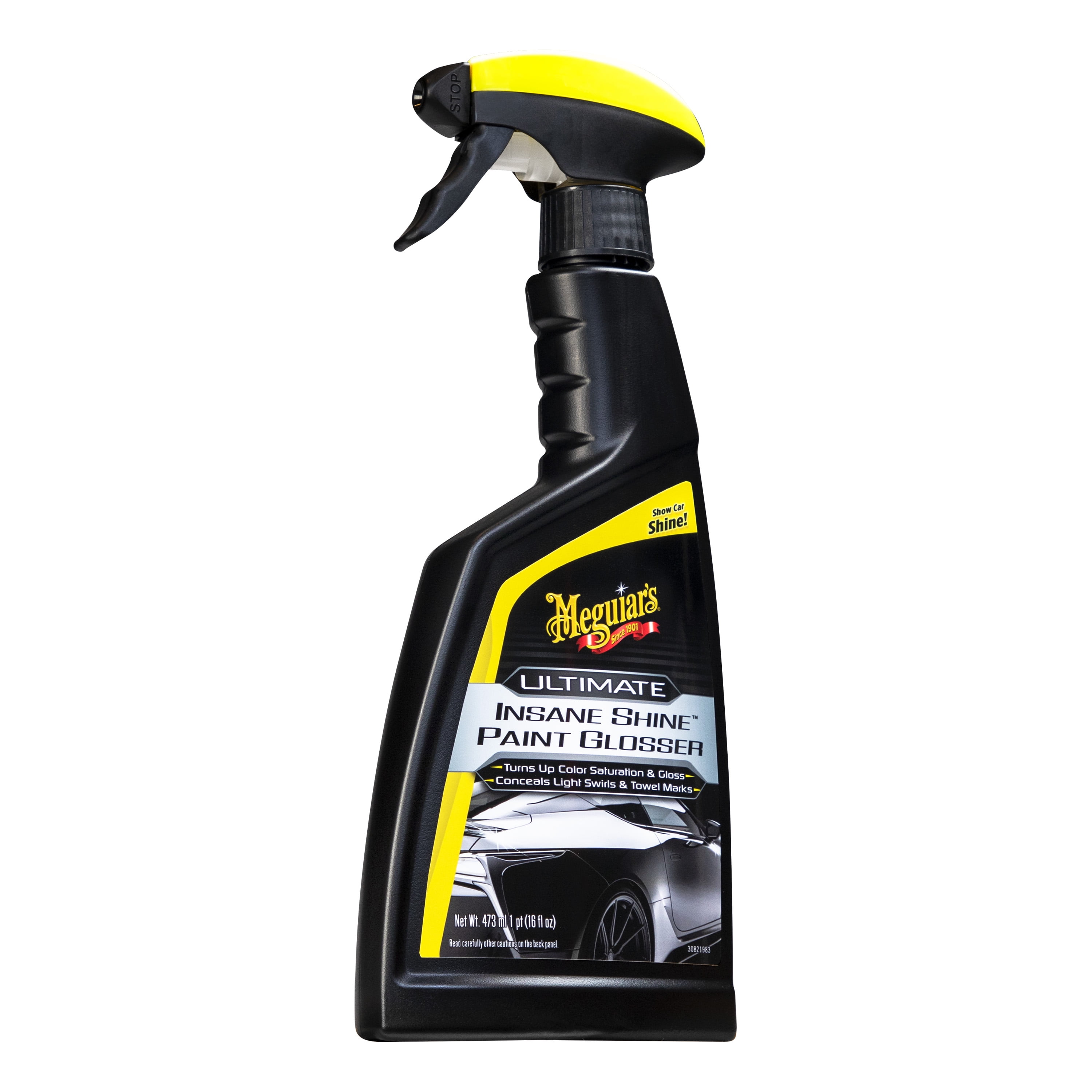 Meguiar's Ultimate Insane Shine Paint Glosser, Simply Spray on and Wipe off, G230316, 16 oz