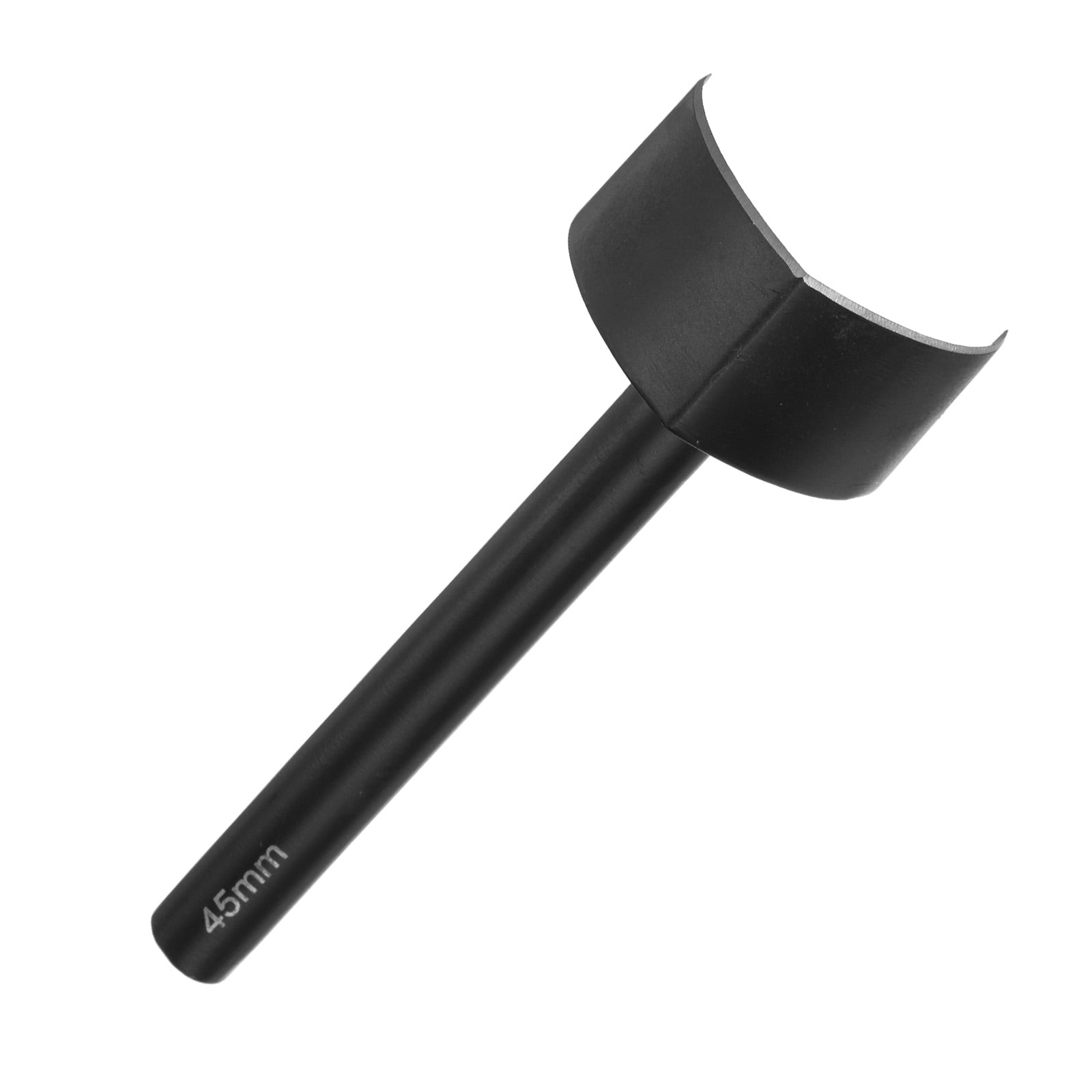 Uxcell V-Shaped Leather Cutter Punch 45mm Carbon Steel Strap Punch Tool for Crafting Strap Belt Wallet