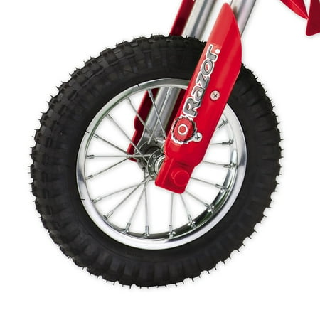 Razor - Dirt Rocket Kids Electric Toy Motocross Motorcycle Dirt Bike - Red