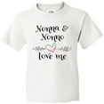 thumbnail image 3 of Inktastic Nonna and Nonno Love Me- Heart Grandchild Youth T-Shirt, 3 of 5