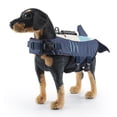 thumbnail image 2 of Pet Summer Swimsuit Yellow Clownfish Reflective Life Jacket Navy blue Medium, 2 of 9