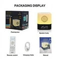 thumbnail image 3 of Quran Cube Pro: 6-in-1 Wireless Bluetooth Quran Speaker with APP Control, Night Light, Alarm Clock, MP3 Player - 18+ Reciters & Multi-Language Translation, Ideal Islamic Gift, 3 of 8