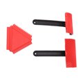 thumbnail image 4 of Wall Texture Art Painting Tool Set, Rubber Prevent Injury Non Deformable Wood Pattern Knurling Tool Soft  for Cathedral Oak for Texture Coating Construction, 4 of 8