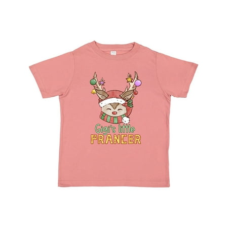 

Inktastic Gigi s Little Prancer Cute Reindeer with Ornaments Gift Toddler Boy or Toddler Girl T-Shirt