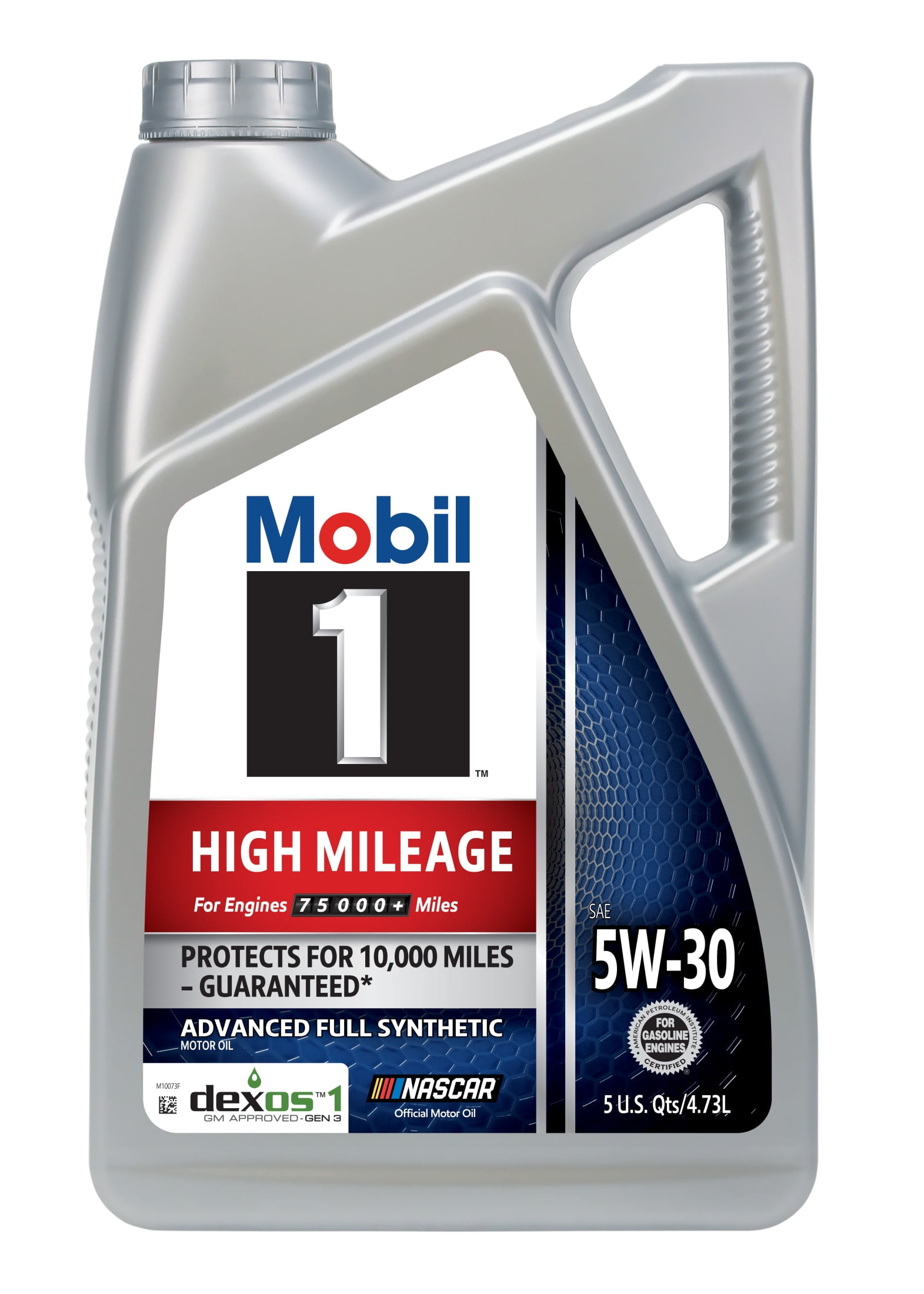 モービル1　Mobil 1　5W-30 　5L Free Shipping! Mobil 1 High Mileage Full Synthetic Motor Oil