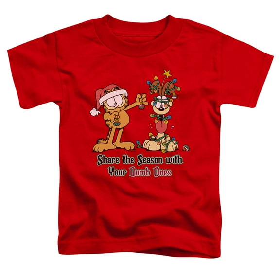 Garfield - Share The Season - Toddler Short Sleeve Shirt - 3T