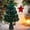 Green, variant on YIMWNYI Artificial Christmas Tree with LED Lights, Battery Operated Decorative Tree, Festive Holiday Decor for Home, Office, Party, Snowflake Ornaments, Indoor Outdoor Christmas Decorations