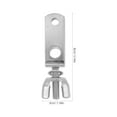 thumbnail image 2 of OUNONA 1Pack Durable Metal Cowbell Mount Clamp for Live Performance Alloy Silver, 2 of 8