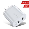 thumbnail image 5 of 40W USB Type - C Wall Charger - QC 3.0, Multiport, Fast Charging - ABS Material, Universal Compatibility, 5 of 6