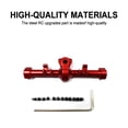 thumbnail image 4 of Vogacara RCGOFFLOW, carcasa de eje trasero mejorada de aleación de aluminio, carcasa de eje trasero Rc para carcasa de eje trasero 1/24 Rc Kits de construcción modelo Rojo, 4 of 6