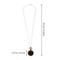 thumbnail image 2 of MasteelfCA 1pc Retro Watch Embossed Watch Map Pocket Watch Hanging Watch For Father, 2 of 8