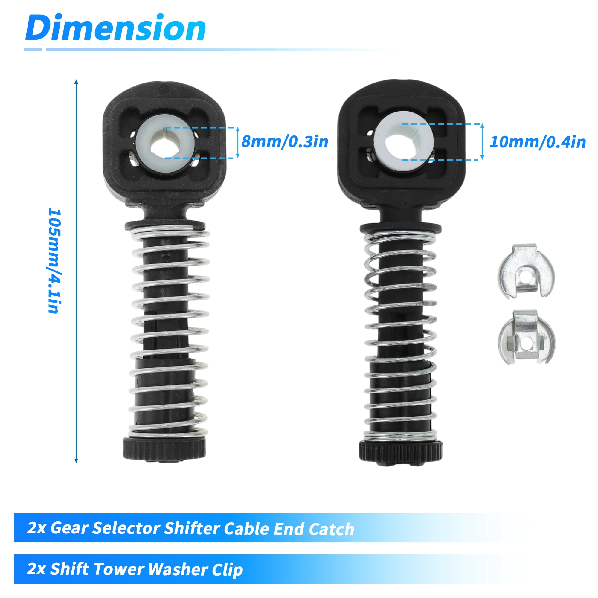 Unique Bargains Gear Selector Shift Cable End Catch Pair for Audi and for VW Models