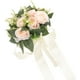 thumbnail image 4 of Ramo de novia romántico, ramo de rosas artificiales, ramo de dama de honor, adorno, 4 of 7