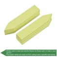thumbnail image 4 of Unique Bargains PVC Plant Label Stakes 10 x 2cm Water Resistant for Garden Tag Yellow 100 Pack, 4 of 5