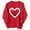 A-Red, variant on Valentines Shirts For Girls And Children Heart Cute Graphic Valentines Day Sweatshirts Long Sleeve Crew Neck Holiday Tops Rappers with Puppies Hoodie Kid Sweater