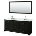 thumbnail image 7 of Wyndham Collection Wcs202080dcmunsm70 Deborah 80" Free Standing Double Vanity Set - White, 7 of 7