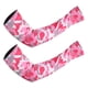 thumbnail image 1 of 1 par de mangas de compresión de codo de brazo de protección solar de camuflaje, manga de brazo de enfriamiento para deportes de béisbol, fútbol, baloncesto, rosa, gris, blanco, tamaño XL, 1 of 1