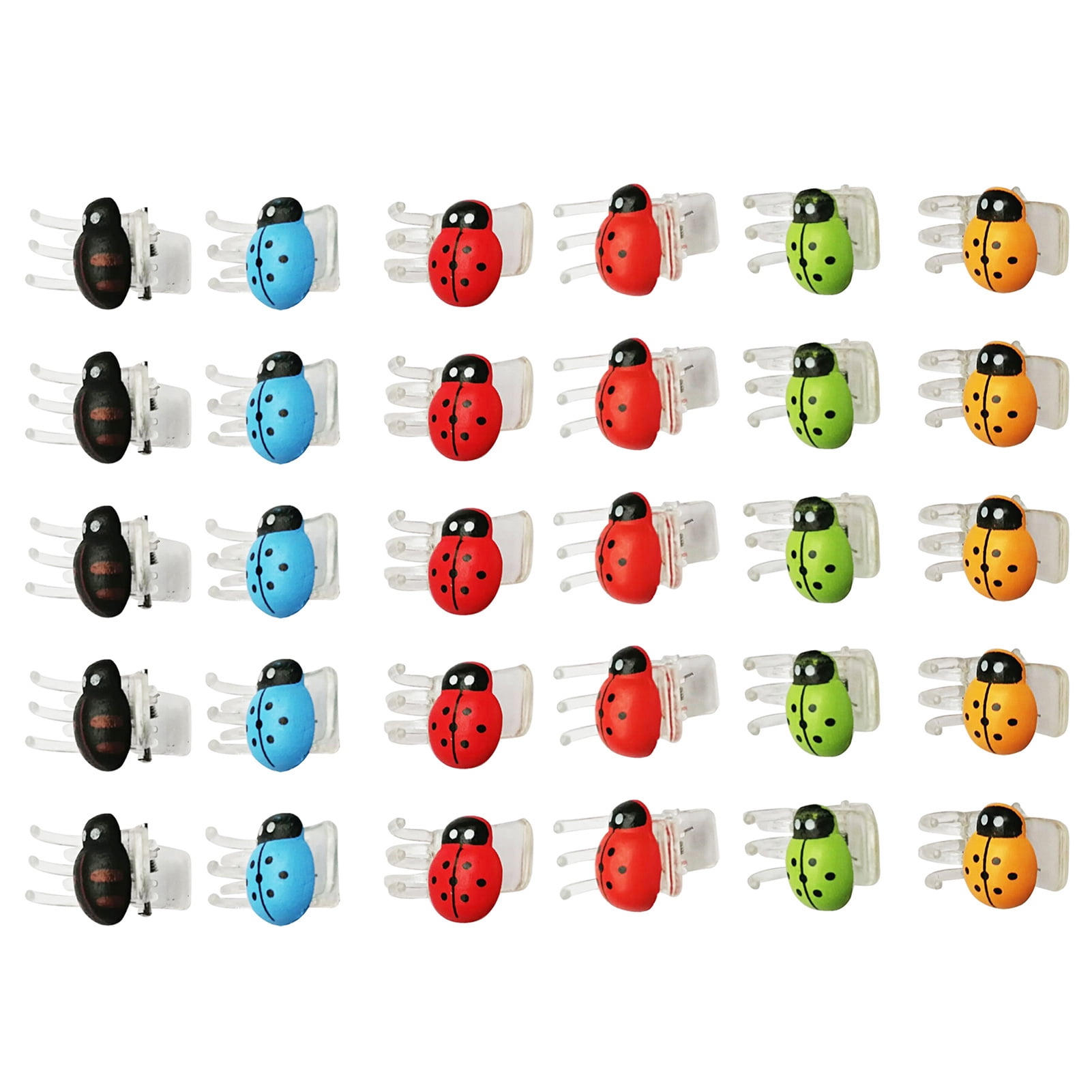 30PCS Orchid Clips Ladybug Orchid Clips Plant Clips for Plant Vines ...
