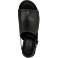thumbnail image 4 of Vince Womens Jana Slingback Heeled Sandal Black Leather 8M, 4 of 5