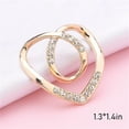 thumbnail image 2 of Scarf Ring Clip for Women,4 Pcs Shirt Tie Clips, Metal Round T-Shirt Tie Ring, Shirt Pearl Clips, Gold Scarf Pins and Clips, Buckle Clothing Ring Wrap Holder, 2 of 9