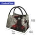 thumbnail image 2 of Easygdp Dark Red Hooded Girl Bolsa de Almuerzo Insulada Reutilizable, Bolsa de Mano y Bandolera para Oficina, Trabajo, Viajes, 2 of 6