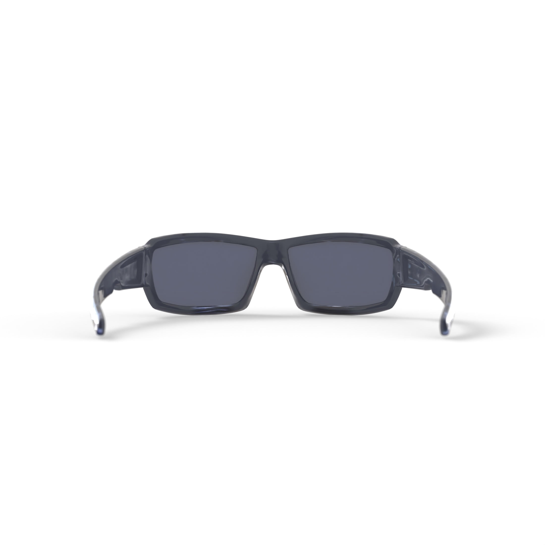 DVX Detour Sport Prescription Sunglasses, Grey Lenses/Black & White Streak Frame, OSHA Compliant ANSI Z87.1