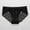 Black, variant on Bwndum Womens Lace Briefs No Show Underwear Breathable Nylon Spandex Mid Rise Seamless Waistband Pink,Size M