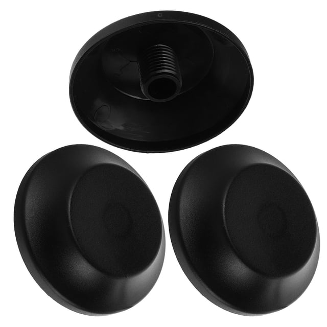 VERDANVERSE 3Ud Protector Para Punta De Sombrilla Patio Negro Plástico Impermeable Para Uso En Exteriores