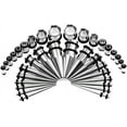 thumbnail image 1 of Ear Stretching Kit Taperstainless Steel- 36pcs Ear Plugs Expander, 1 of 5