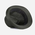 thumbnail image 6 of QASIEATN Relaxed Fit Bucket Hats for Women Summer Breathable Mesh Hat Outdoor Sun Hat British Jazz Hat Trendy Hat Sun Hat Fall Fashion Accessories, 6 of 7