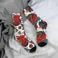 thumbnail image 5 of Cauagu Chicken Print Crew Socks for Women and Men,Adult Athletic Running Socks 1-Pair Sports Socks Work Gear Socks with Moisture Wicking, 5 of 6