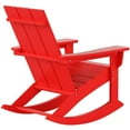 thumbnail image 5 of Parkdale Outdoor HDPE Plastic Adirondack Rocking Chair in Red, 5 of 8