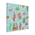 thumbnail image 2 of Trademark Fine Art 'Lovely Llamas Christmas Step 06A' Canvas Art by Mary Urban, 2 of 3