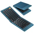 thumbnail image 1 of Teclado compacto plegable ProtoArc, teclado Bluetooth portátil XK04 con funda de piel sintética, teclados de viaje inalámbricos de bolsillo para iPad, iPhone, smartphone, tableta y portátil, azul, 1 of 9