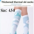 thumbnail image 2 of Bas Rouges Chaussettes de Ski 1 Paire Chaussettes de Ski Hauteur Genou Chaussettes d'Hiver Chaudes de Planche à Neige Chaussettes Thermiques, 2 of 4