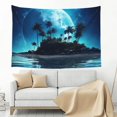 thumbnail image 3 of Easygdp Hawaiian Beach Pirate Moon Tapestry Wall Hanging, Wall Tapestries for Bedroom Aesthetic Living Room Office Decor 60x40in, 3 of 8