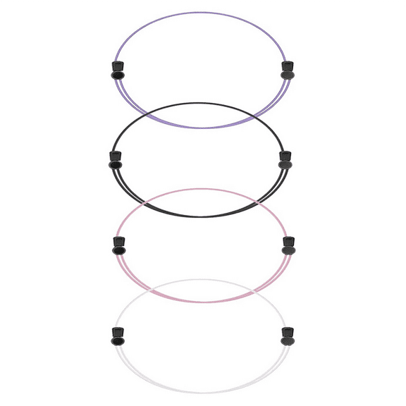 4pcs Adjustable Crop Band for Tucking Sweater and Shirt, the Elastic to Change Style of Your Tops,M