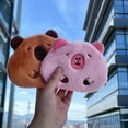 thumbnail image 3 of Cute Capybara Plush Coin Purse Soft Change Pocket Multifunctional Money Bag Small Wallet for Snacks and Chocolates, 3 of 10